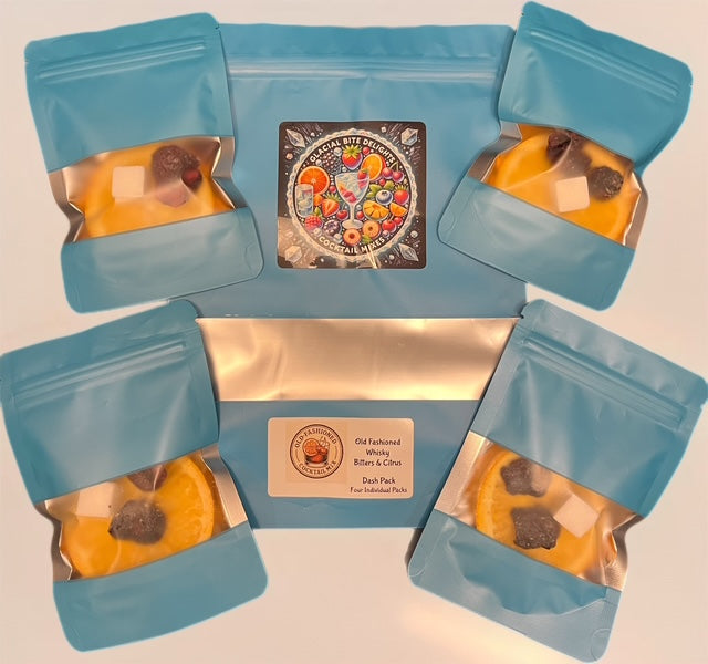 Old Fashioned Whisky Bitters & Citrus Dash Packs