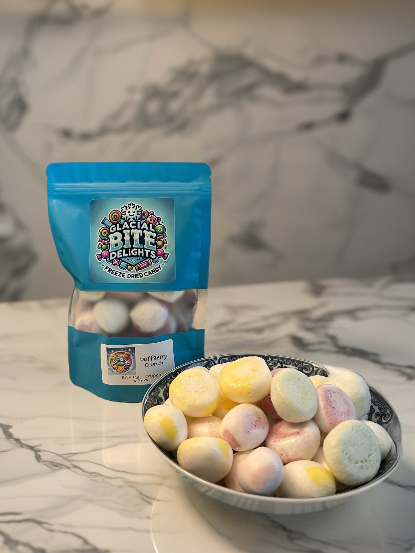 Freeze-Dried Puffberry Crunch Candy