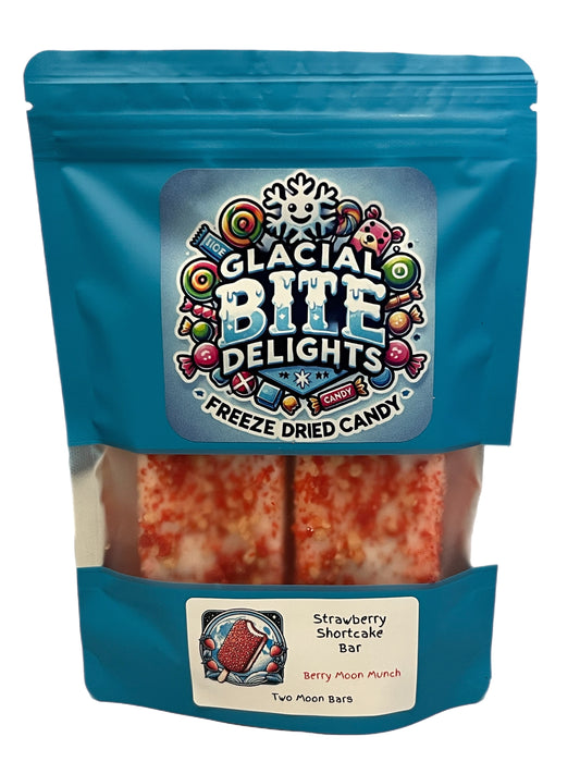 Freeze-Dried Strawberry Shortcake Ice-Cream Bars