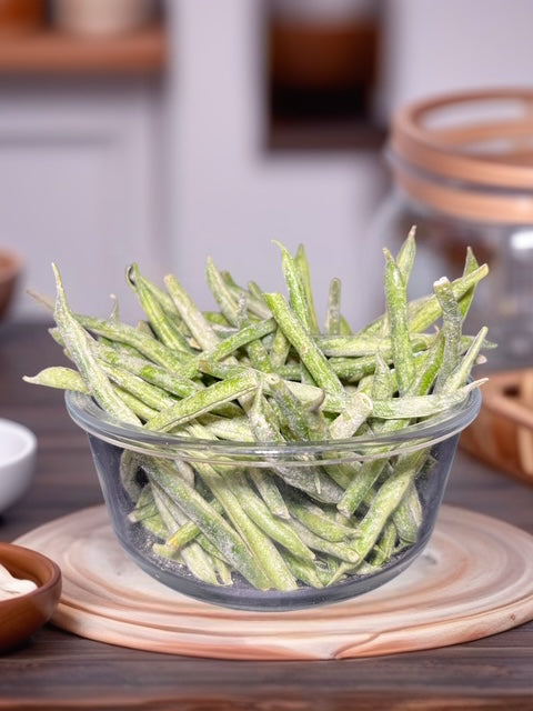 Freeze-Dried Ranch Green Bean Crispy Pods