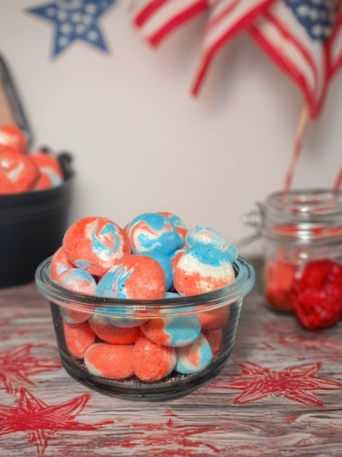 Stars and Stripes Freeze-Dried Saltwater Taffy