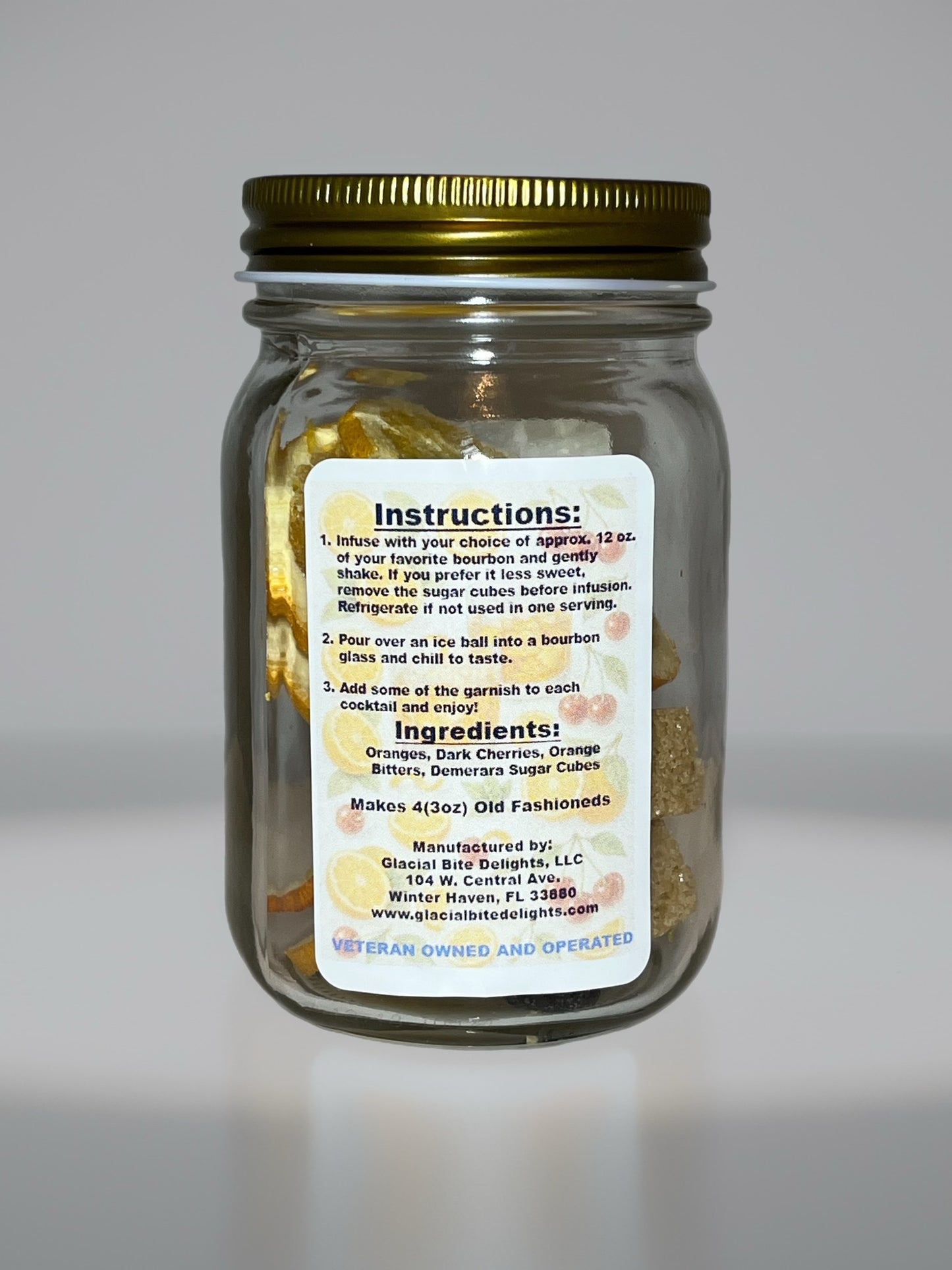 Old Fashioned Mason Jar Cocktail Infusion