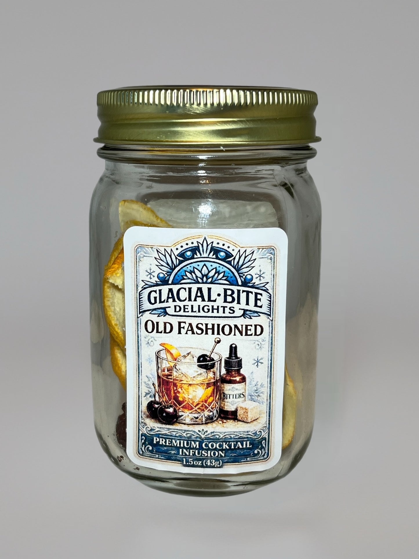 Old Fashioned Mason Jar Cocktail Infusion