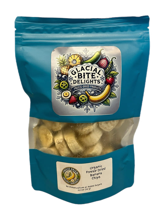 Organic Freeze-Dried Banana Chips