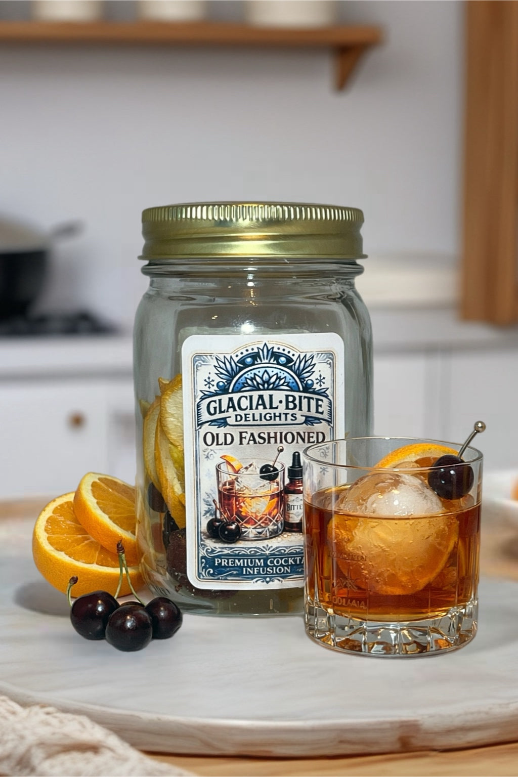 Old Fashioned Mason Jar Cocktail Infusion