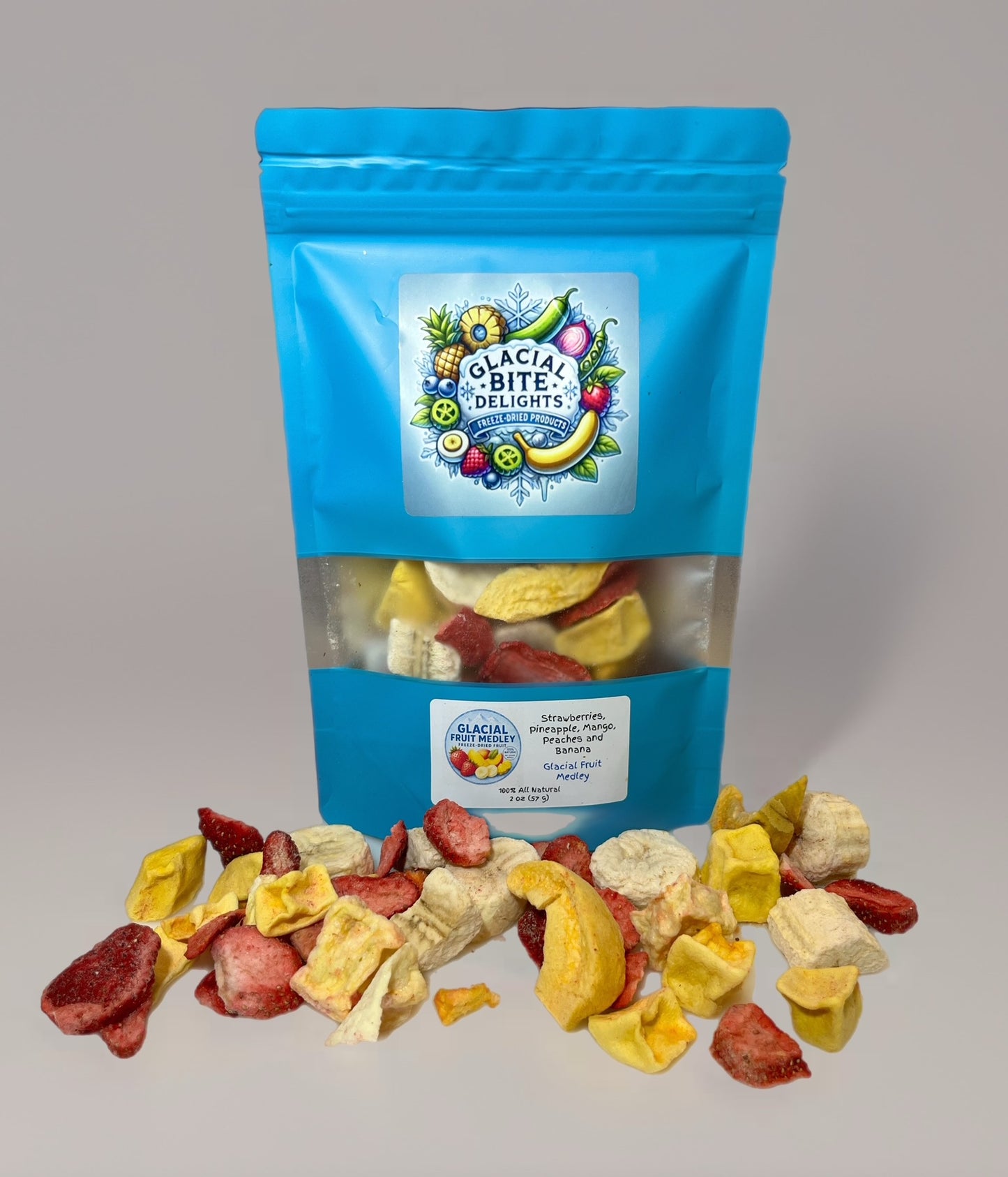 Glacial Fruit Medley Freeze-Dried Fruit Mix